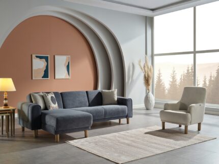 Legato Reclining Corner Sofa Set