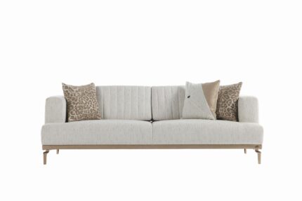 Shine Three-Seater Sofa, Shine Cream